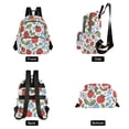thumbnail image 4 of FORMRS Mini Backpack Purse for Women Quilted Travel Daypack Casual Shoulder Bag, Vibrant Strawberries, 4 of 7