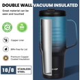 thumbnail image 4 of 24 oz Travel Mug with Handle, Stainless Steel Vacuum Insulated Coffee Travel Mug, Double Wall Travel Mugs with Leakproof Lid, BPA Free, 4 of 4