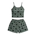 thumbnail image 5 of CQXIDFH Pajamas for Women Plus Size Sleeveless Tank and Shorts Pajama Set 2 Piece Soft Nightwear Soft Comfy Pj Sets, 5 of 9