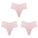 thumbnail image 1 of Puntoco Bragas para mujer, cintura alta, ropa interior sexy de encaje, cómodas y delgadas, bragas sólidas ahuecadas, 1 of 5