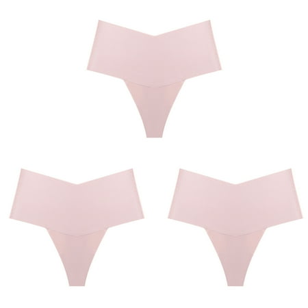 Womens Briefs Lace Silky Seamless No Show Underwear High Waisted No Show Panties Underpants Seamless High Waist Body Shaper Briefs Seamless Thong Full Coverage Soft Stretch Boxer Shorts