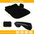thumbnail image 5 of Car Inflatable Mattress Rear Seat Travel Bed for MPV, SUV, Off-Road Vehicle & Truck Leak-Proof, Wear Resistant Composite Fabric Car Bed, Car Mattress, Air Mattress, Car Accessories |Portable, 5 of 7