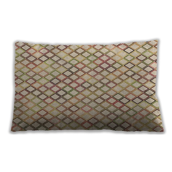 Ahgly Company Indoor Rectangular Contemporary Lumbar Throw Pillow, 13 inch by 19 inch