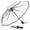 Clear Top, variant on Repel Travel Umbrella Compact Rain & UV Protection, Windproof up to 85 MPH