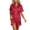 Red, variant on hotojiny Silk Pajamas for Women Set Short Sleeve Sleepwear Soft Button down Shirt Loungewear 2 Piece Satin Pjs Shorts Set M-2XL