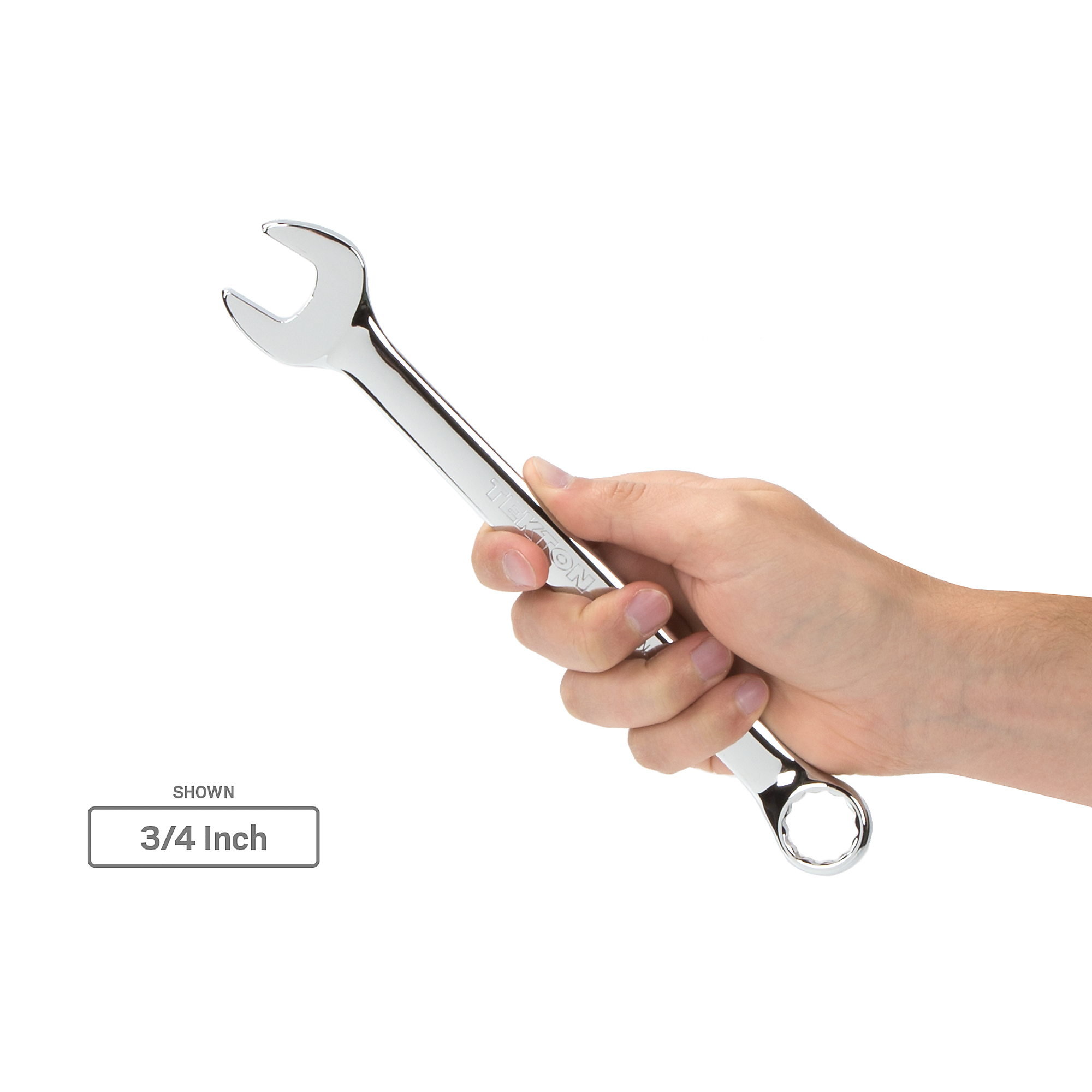 TEKTON Combination Wrench Set with Rack, 19-Piece (1/4 - 1-1/4 in.) | WCB91102