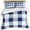 Blue, variant on Green Plaid Bedding 3 Piece Duvet Cover Set California King, Spring Summer Farmhouse Buffalo Checkered Soft Microfiber Comforter Cover with Zipper Closure & Pillowcases, FadeResistant Quilt Cover