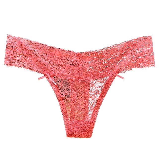 B91xZ Culotte Bikini en Coton pour Femmes, Taille Haute, Extensible, Confortable, Taille Basse, Rouge Melon D\'eau