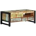 thumbnail image 2 of vidaXL Coffee Table 100x50x41 cm Solid Wood Reclaimed, 2 of 5