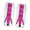 thumbnail image 4 of Calcetines de patas de pollo, suaves, ligeros, portátiles, informales, para regalo de aniversario de boda Blanco Rojo, 4 of 9
