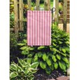 thumbnail image 2 of POGLIP Valentines Pattern Stripes Pink Two Tone for Abstract Geometric Graphic Garden Flag Decorative Flag House Banner 28x40 inch, 2 of 2