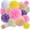 Colorful, variant on 16 PCS Navy Blue Party Decorations Tissue Paper Flowers Pom Poms Decorations for Girl Groovy Birthday Baby Shower Wedding Bachelorette Room Wall Hanging Décor