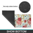 thumbnail image 6 of Pioneer Flower Floral Print Pattern Kitchen Rugs Sets Of 2,Anti Fatigue Kitchen Mat Rugs Non Slip Washable,Decorative Kitchen Floor Mats for Kitchen,Sink,Laundry,17"x30"+17"x47", 6 of 7