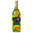 thumbnail image 1 of Caroline's Treasures BB2007LITERK Black Pug St. Patrick's Day Botella de vino Hugger Koozie, 750 ml, multicolor Caroline's Treasures BB2007LITERK, 1 of 1