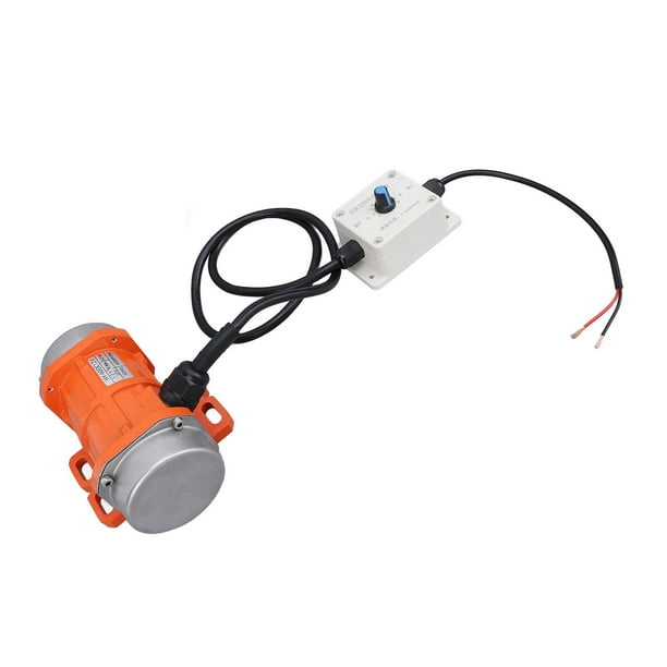 Motor De Vibración De CC, Carcasa De aleación De Aluminio, Controlador De Velocidad, AC110V 3600RPM Vibrador De Concreto De 100W Para Mesa, Removedor De Piedra De Densidad, 4000