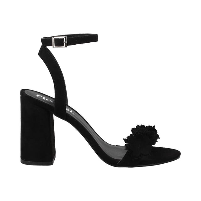 Sandalias MIRACOL by MAMA LOLA Tacón Flores Comodas negro 24