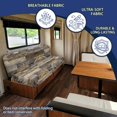 thumbnail image 5 of CHAQLIN Reclaimed Wood Plank Pattern Washable Stretch RV Dinette Cushion Covers Compatible with Camper Interior, 2 Piece RV Couch Covers, 5 of 7