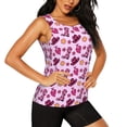 thumbnail image 2 of Fotbe Retro Cowgirl Blusas Sin Mangas para Mujer – Estilo Casual, Corte Suelto, Slim-Fit, Cuello Redondo Deportivo, Tops de Verano para Gimnasio y Yoga-Medium, 2 of 7