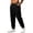 Black, variant on Men's Casual Loose Cuffed Pants
