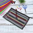 thumbnail image 2 of 10 Colors A4 Zipper Mesh Pouch for Stationery Storage, Cosmetics & Travel Accessories - 10 PCS, 2 of 4