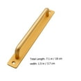 thumbnail image 3 of Poignée de Porte de Garde-Robe en Alliage d'Aluminium Doré pour Assemblage de Meubles Lot de 1, 3 of 9