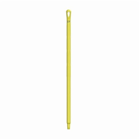 Vikan Color Coded Handle, 1 1/4 in Dia, Yellow, Polypropylene 29686