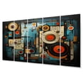 thumbnail image 2 of Designart "Array of Electricity I" Abstract Collages Metal Wall Decor Set, 2 of 5