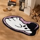 thumbnail image 4 of Alfombras de baño, alfombras para sala de estar, alfombra de área, alfombra de baño con diseño de fantasma alienígena de Halloween, alfombra de entrada de imitación de cachemira, alfombra para pies, a, 4 of 6