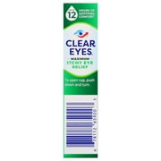 Clear Eyes Maximum Itchy Eye Relief Lubricant Eye Drops, 0.5 fl oz