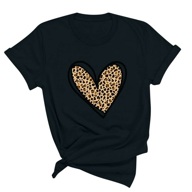 Blusas de Manga Corta para las Mujeres Divertida Impresión Cuello Redondo Camiseta Vintage, Blusas de Primavera para las Mujeres