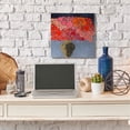 thumbnail image 2 of Stupell Industries Red Abstract Round Flower Bouquet in Vase Canvas Wall Art Design by Third and Wall, 24" x 24", 2 of 6