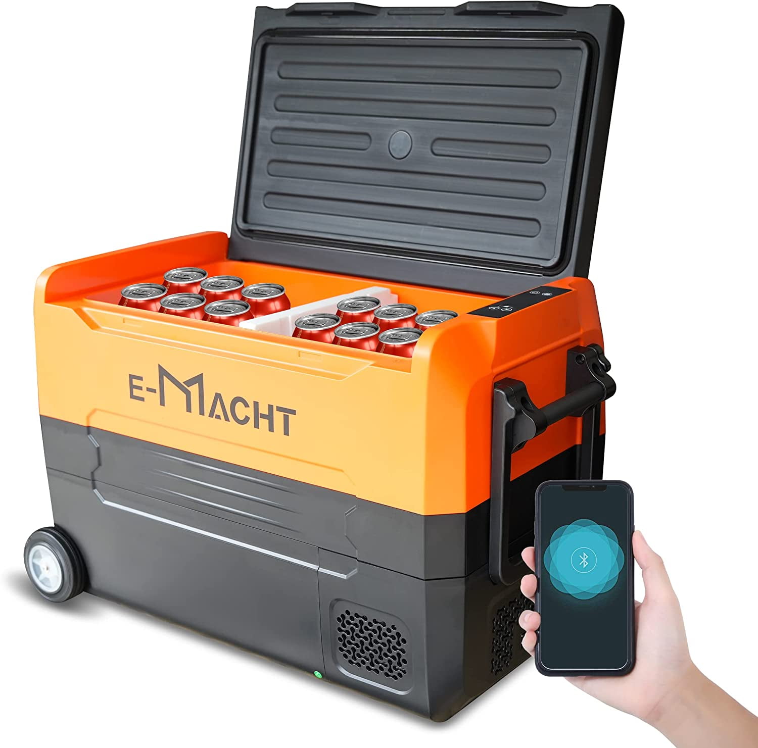 12Volt Portable Dual Zone Freezer Car Refrigerator ,42Quart WIFI APP