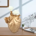 thumbnail image 4 of Jarrón De Resina Artístico En Forma De Corazón, Jarrones Anatómicos Creativos, 4 of 7