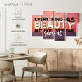thumbnail image 5 of Elephant Stock Beauty Famous Quote I Wall Art - Horizontal Multi Panel Canvas - Living Room Wall Decor - Inspirational And Typography Multi Panel - Black And White Decor - 75" x 48", 5 of 8