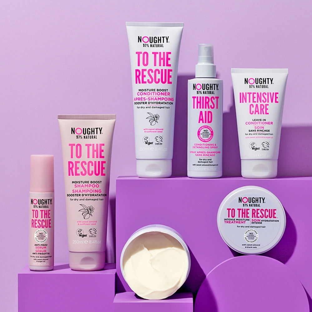Noughty To The Rescue Moisture Boost Shampoo, 8.4 Oz - 2 Pack