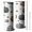 Gray and Orange, variant on 20oz Gray Halloween Boo Icons Skinny Tumblers Stainless Steel Tumbler with Lid and Straw,Vacuum Insulated Double Wall Travel Tumbler Cups with Cleaning Brush for Coffee,Tea