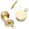 thumbnail image 2 of Vintage Navigation Tool, Luminous Dial for Nighttime Visibility, Waterproof Pocket Compass for Hiking, Camping & Orienteering, 2 of 5