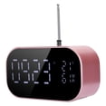 thumbnail image 2 of S2 carcasa de Metal pantalla LCD altavoz inalámbrico Bluetooth despertador sonido de graves innovador altavoz de cabecera caja, 2 of 8