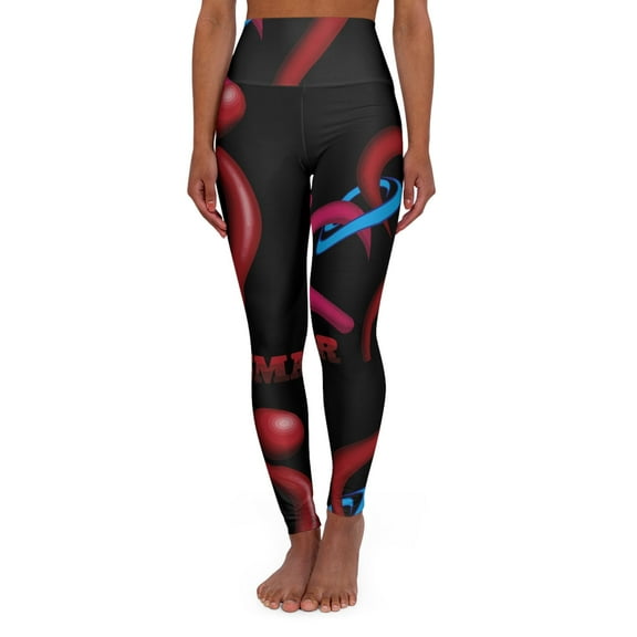 High Waisted Yoga Leggings (AOP)