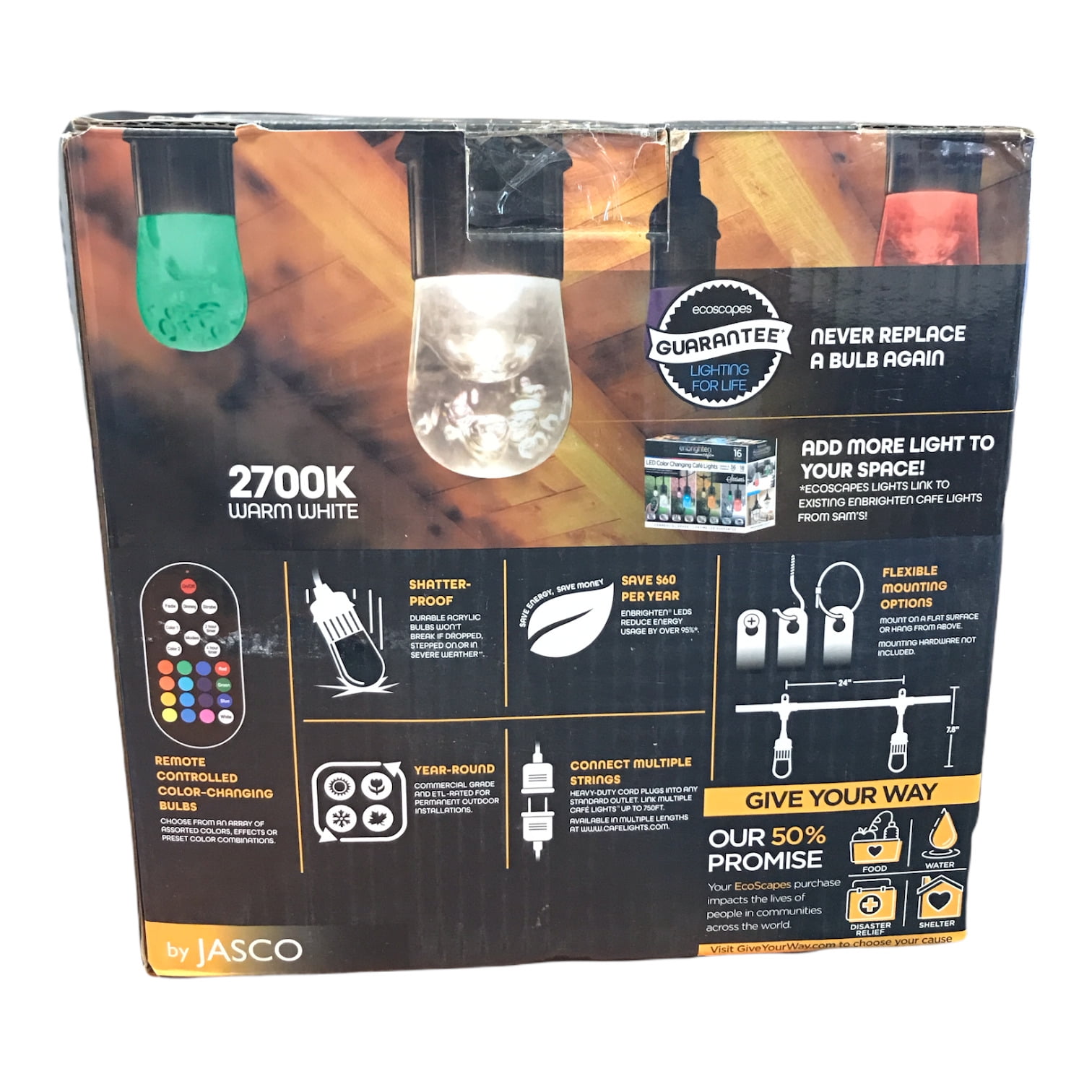 Ecoscapes led cafe sale lights