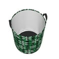 thumbnail image 5 of Uemuo Christmas Pattern At Buffalo Plaid Pattern Circular Laundry Hamper Basket with handles,Collapsible laundry basket,Large capacity laundry hamper,Laundry Organizer-Small, 5 of 8