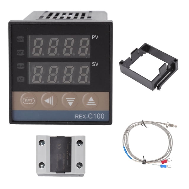 PID Thermostat Temperature Controller, 100-240V Intelligent Digital Temperature Controller High Accuracy for Incubator for Farm Breeding 25A,40A