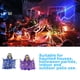 thumbnail image 4 of Billuyoard Decoraciones eléctricas de terror para Halloween, muñecas con cabeza de esqueleto que gritan luminosas, juguetes de Control de voz de miedo, Kits de decoración para fiestas Azul Billuyoard HA068764-01, 4 of 6