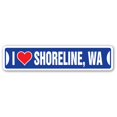 thumbnail image 1 of SignMission SSIL-Shoreline Wa Signe de la Rue - J'adore Shore&44; Washington, 1 of 1