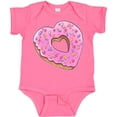 thumbnail image 3 of Inktastic Heart Shaped Donut with Pink Icing and Sprinkles Boys or Girls Baby Bodysuit, 3 of 5