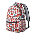 thumbnail image 2 of Donut-Themed Bookbag - Cute & Reliable Backpack for High School & College, Spacious Donut Print Bag for Work, Travel, Everyday Use, Supportive Straps, Fun Donut Gift, 2 of 6