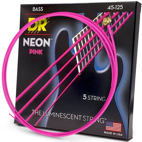 Cuerdas para bajo eléctrico DR Strings HI-DEF NEON NPB5-45
