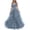 A-Grey150, variant on Women's Floral Lace Maxi Dress Spaghetti Strap Tulle Flowy Wedding Long Gown
