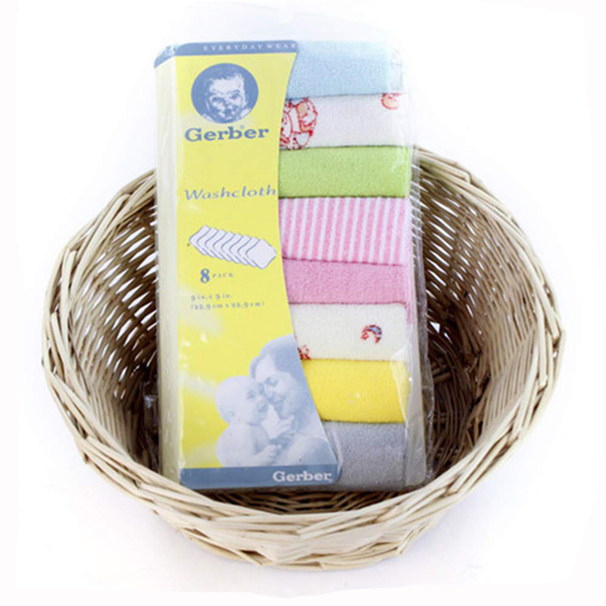 Livingsenburg Soft 8Pcs Baby Newborn Bath Towel Washcloth Bathing Wipe