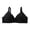 Black, variant on BYHONG Super FroncÃ© Doux Et Confortable Sans Armatures Soutien Gorge Push Up Pour Femme De Sport Soutien Gorge Sans Armatures Pink 40